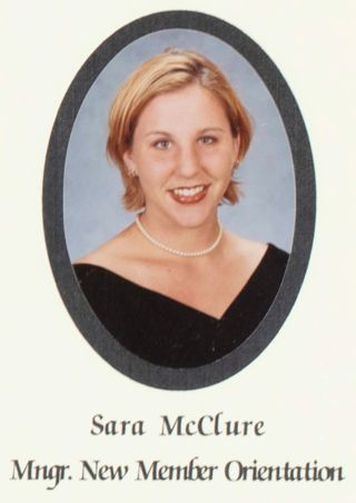 Beta Gamma Chapter Composite Detail, Sara McClure, 1999-2000