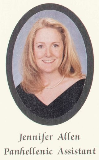 Beta Gamma Chapter Composite Detail, Jennifer Allen, 1999-2000