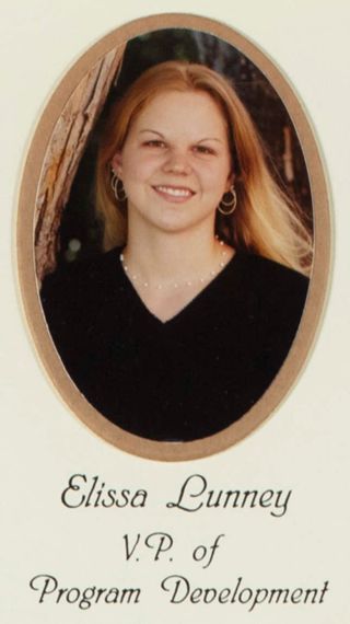 Beta Gamma Chapter Composite Detail, Elissa Lunney, 2001-2002
