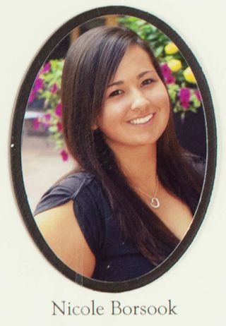 Beta Gamma Chapter Composite Detail, Nicole Borsook, 2009-2010