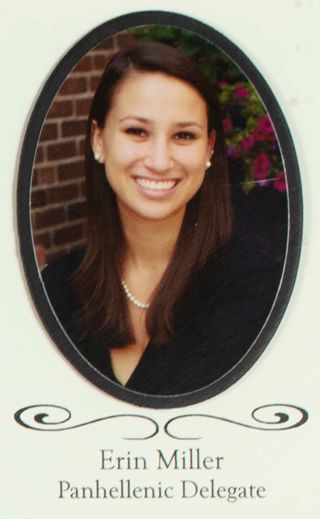 Beta Gamma Chapter Composite Detail, Erin Miller, 2009-2010