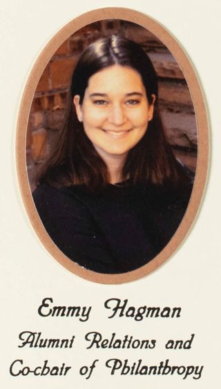 Beta Gamma Chapter Composite Detail, Emmy Hagman, 2002-2003