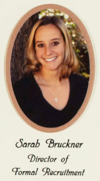 Beta Gamma Chapter Composite Detail, Sarah Bruckner, 2002-2003