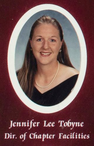 Beta Gamma Chapter Composite Detail, Jennifer Lee Tobyne, 1997-1998