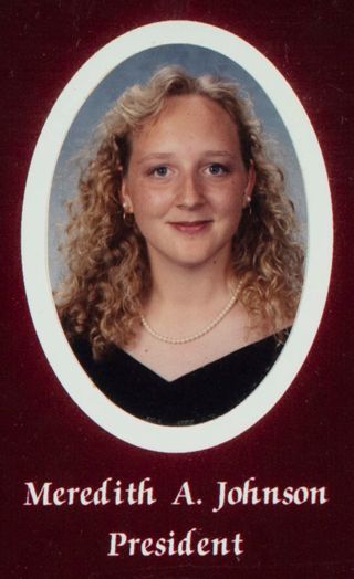 Beta Gamma Chapter Composite Detail, Meredith A. Johnson, 1997-1998