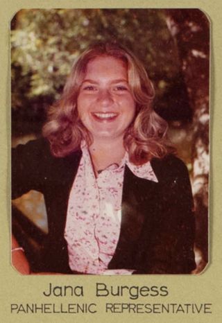 Beta Gamma Chapter Composite Detail, Jana Burgess, 1974-1975