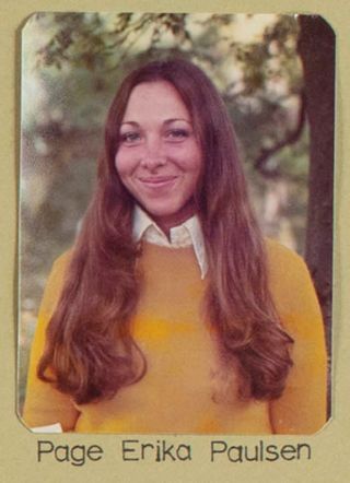 Beta Gamma Chapter Composite Detail, Page Erika Paulsen, 1974-1975