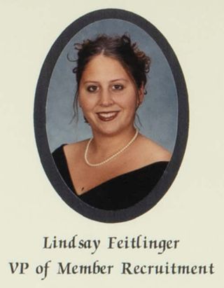 Beta Gamma Chapter Composite Detail, Lindsay Feitlinger, 1998-1999