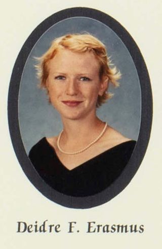 Beta Gamma Chapter Composite Detail, Deidre F. Erasmus, 1998-1999