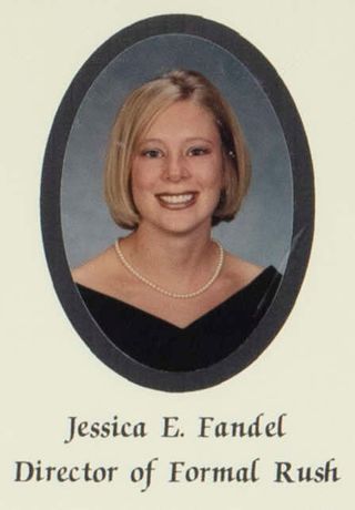 Beta Gamma Chapter Composite Detail, Jessica E. Fandel, 1998-1999