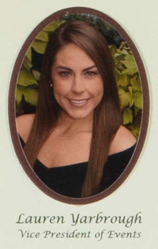 Beta Gamma Chapter Composite Detail, Lauren Yarbrough, 2008-2009