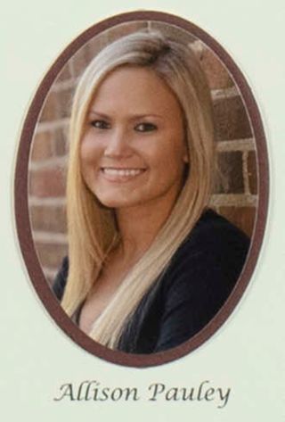 Beta Gamma Chapter Composite Detail, Allison Pauley, 2008-2009