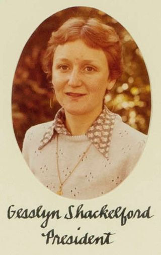 Beta Gamma Chapter Composite Detail, Gesslyn Shackelford, 1976-1977