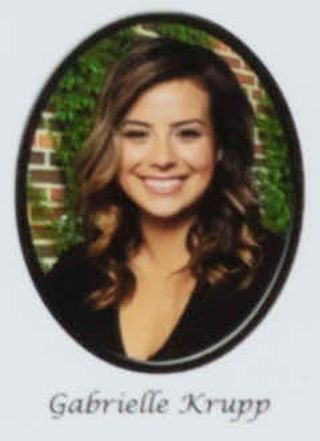 Beta Gamma Chapter Composite Detail, Gabrielle Krupp, 2014-2015
