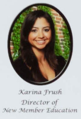 Beta Gamma Chapter Composite Detail, Karina Frush, 2014-2015
