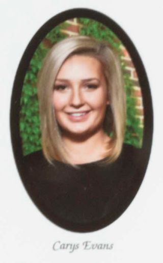 Beta Gamma Chapter Composite Detail, Carys Evans, 2017-2018