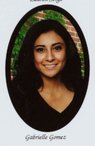 Beta Gamma Chapter Composite Detail, Gabrielle Gomez, 2016-2017
