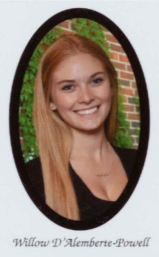 Beta Gamma Chapter Composite Detail, Willow D'Alemberte-Powell, 2018-2019