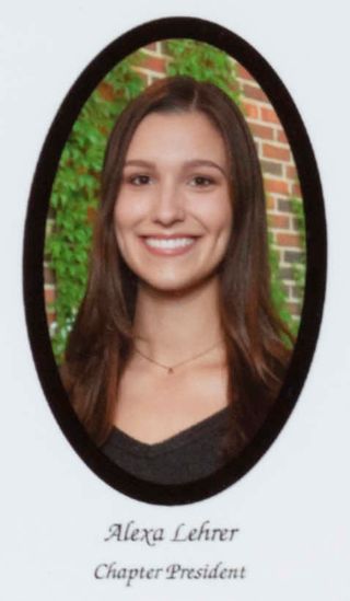 Beta Gamma Chapter Composite Detail, Alexa Lehrer, 2018-2019