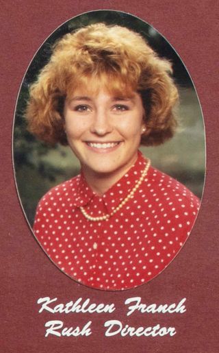 Beta Gamma Chapter Composite Detail, Kathleen Franch, 1990-1991