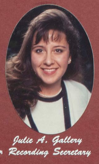 Beta Gamma Chapter Composite Detail, Julie A. Gallery, 1990-1991