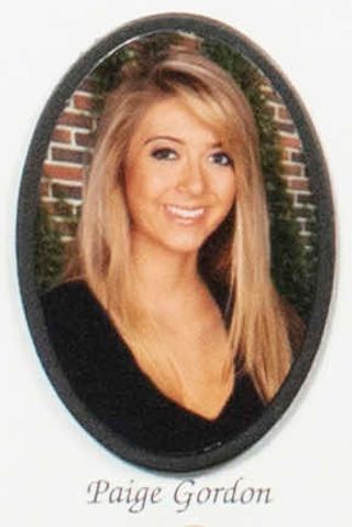 Beta Gamma Chapter Composite Detail, Paige Gordon, 2011-2012