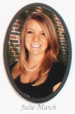 Beta Gamma Chapter Composite Detail, Julie March, 2011-2012