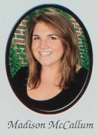 Beta Gamma Chapter Composite Detail, Madison McCallum, 2013-2014