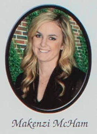 Beta Gamma Chapter Composite Detail, Makenzi McHam, 2013-2014