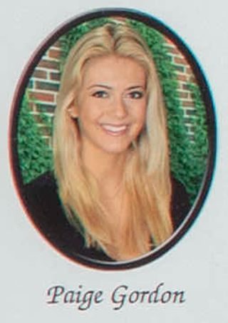 Beta Gamma Chapter Composite Detail, Paige Gordon, 2013-2014