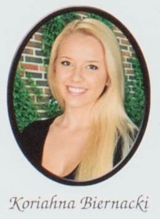 Beta Gamma Chapter Composite Detail, Koriahna Biernacki, 2013-2014