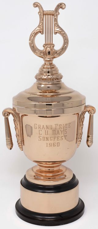 CU Days Songfest Grand Prize Trophy, 1960