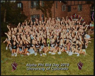 Beta Gamma Chapter Bid Day Group Photograph 3, 2019