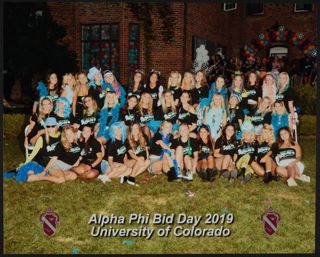 Beta Gamma Chapter Bid Day Group Photograph 8, 2019