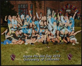 Beta Gamma Chapter Bid Day Group Photograph 9, 2019