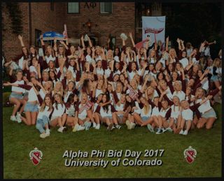 Beta Gamma Chapter Bid Day Group Photograph 4, 2017