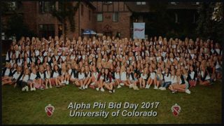 Beta Gamma Chapter Bid Day Group Photograph 5, 2017