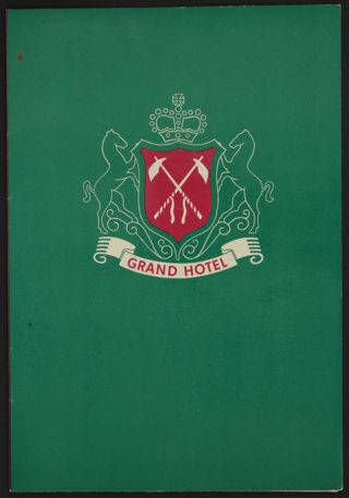 Alpha Phi Convention Candlelight Banquet Menu, July 6, 1956