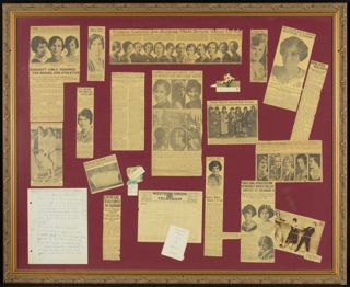 Beta Gamma Chapter Life Framed Collage, c. 1920s