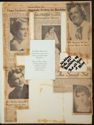 Beta Gamma of Alpha Phi Scrapbook, Page 9