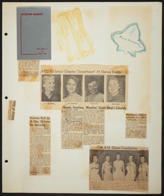 Beta Gamma of Alpha Phi Scrapbook, Page 22
