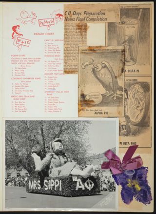 Beta Gamma of Alpha Phi Scrapbook, Page 3