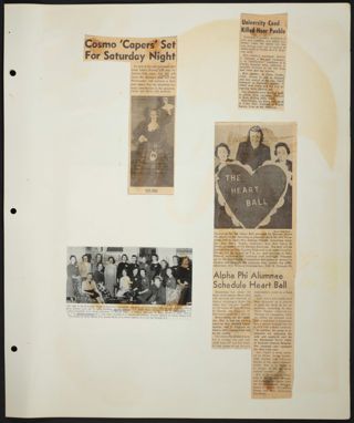 Beta Gamma of Alpha Phi Scrapbook, Page 55