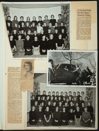 Beta Gamma of Alpha Phi Scrapbook, Page 15