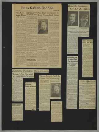 Alpha Phi CU Scrapbook, Page 5