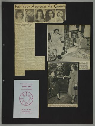 Alpha Phi CU Scrapbook, Page 18