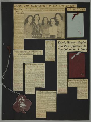 Alpha Phi CU Scrapbook, Page 11