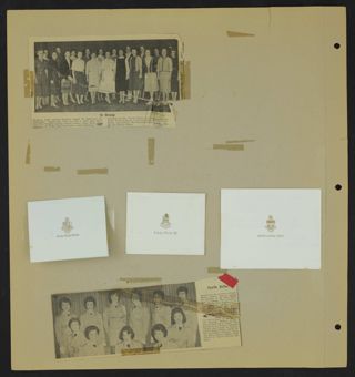 Beta Gamma Chapter Life and Campus Activities Scrapbook, Page 8