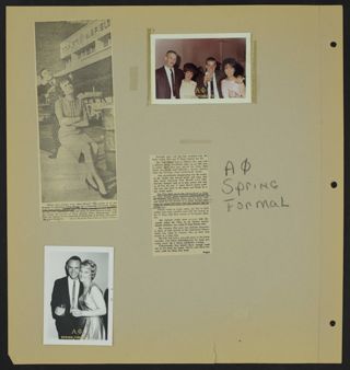 Beta Gamma Chapter Life and Campus Activities Scrapbook, Page 44