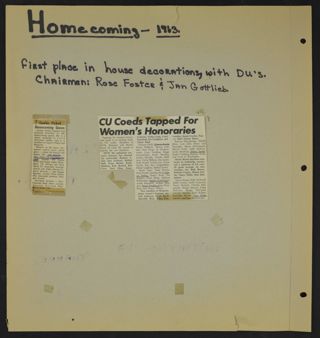 Beta Gamma Chapter Life and Campus Activities Scrapbook, Page 52